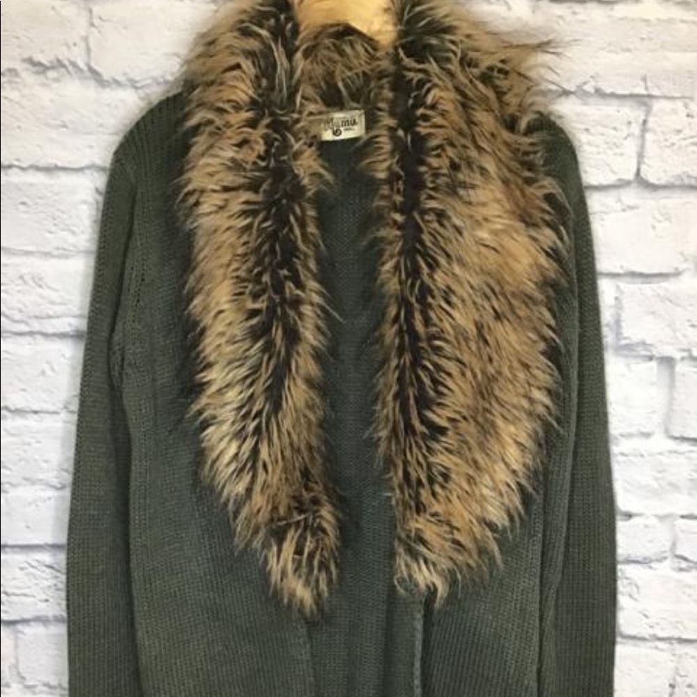 Show me your Mumu faux fur lined sweater